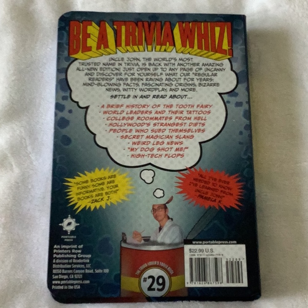 Uncle John’s Uncanny Bathroom Reader Book - Picture 2 of 4